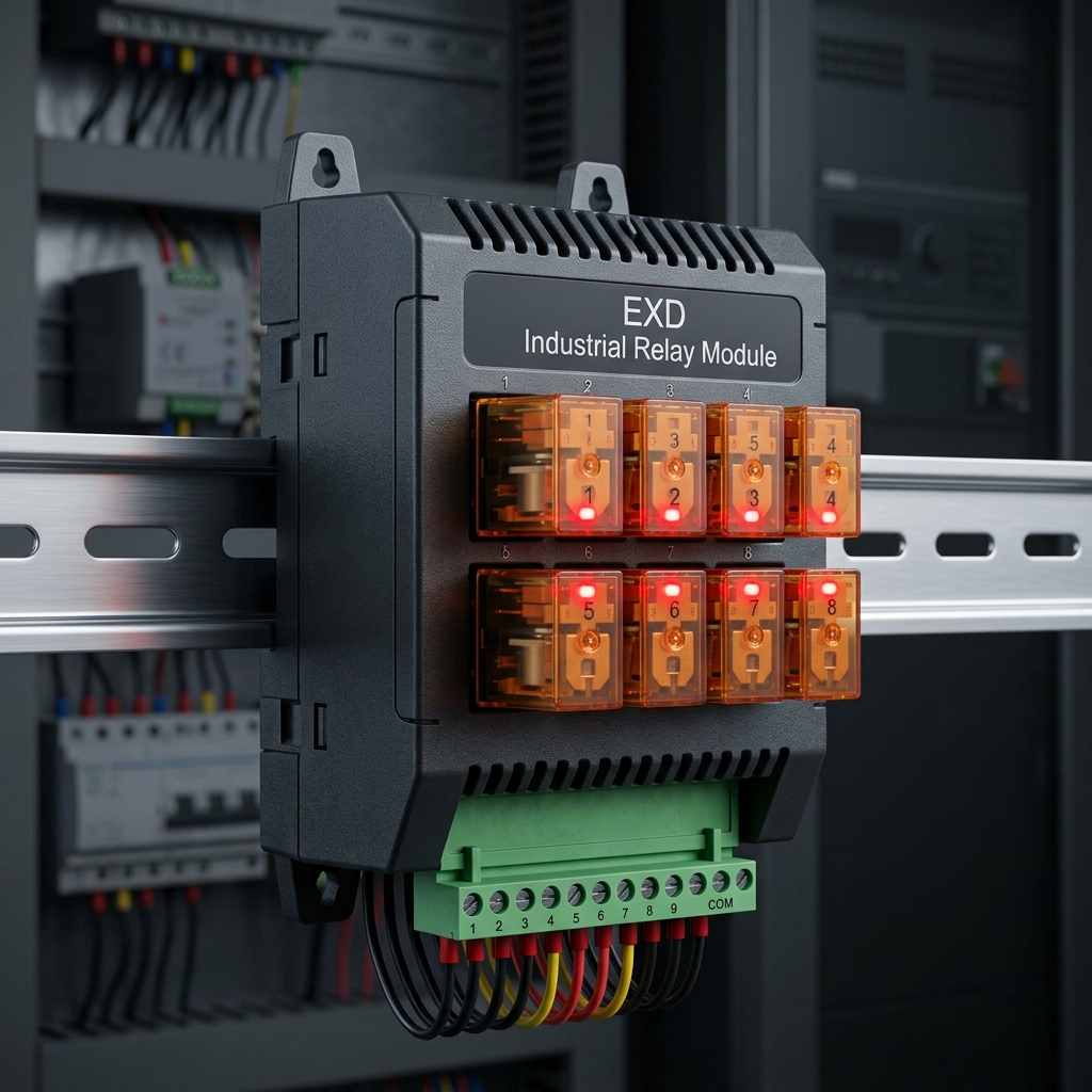 EXD-RC800 8-Channel 16A Relay Module